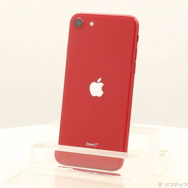 【中古】Apple(アップル) iPhone SE 第2世代 64GB プロダクトレッド NX9U2J／A SIMフリー 【258-ud】