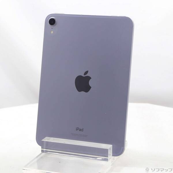 【中古】Apple(アップル) iPad mini 第6世代 64GB パープル NK8E3J／A SIMフリー 【262-ud】