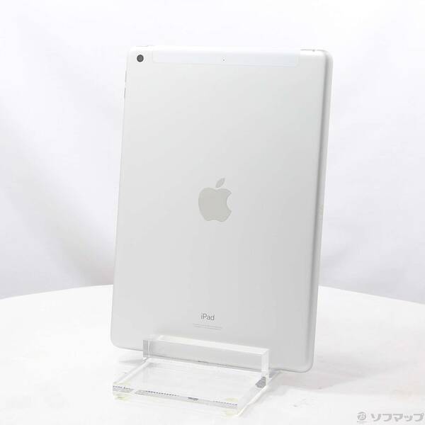 【中古】Apple(アップル) iPad 第9世代 64GB シルバー MK493J／A auロック解除SIMフリー 【258-ud】