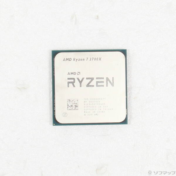 【中古】AMD(エーエムディー) Ryzen 7 3700X 〔3.6GHz／SOCKET AM4〕 【297-ud】