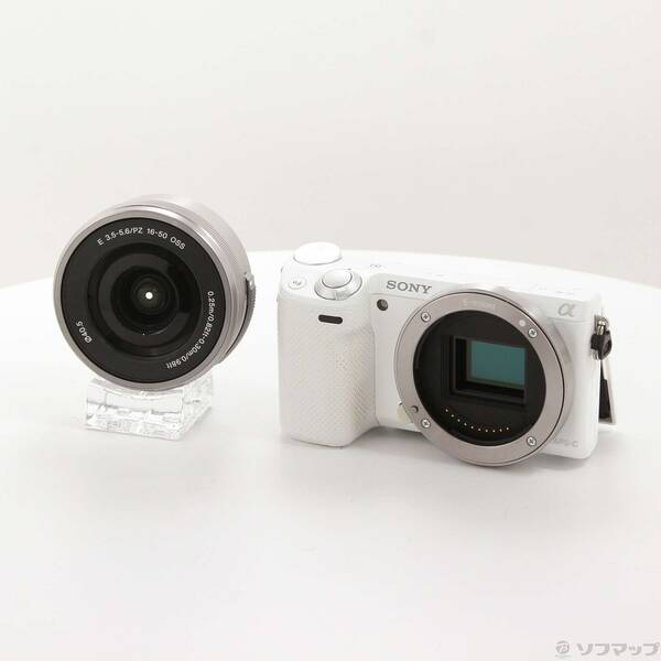 【中古】SONY(ソニー) α NEX-5RL パワーズームレンズキット 1610万画素／ホワイト 【262-ud】