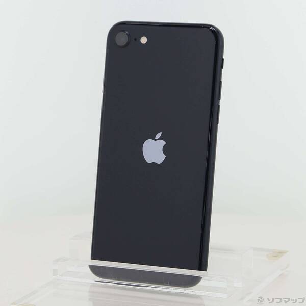 【中古】Apple(アップル) iPhone SE 第3世代 64GB ミッドナイト MMYC3J／A SIMフリー 【349-ud】