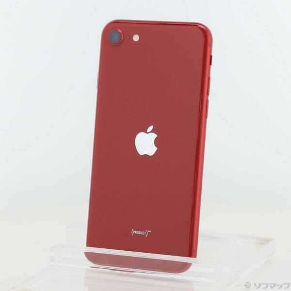 【中古】Apple(アップル) iPhone SE 第3世代 64GB プロダクトレッド MMYE3J／A SIMフリー 【349-ud】