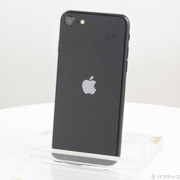 【中古】Apple(アップル) iPhone SE 第3世代 64GB ミッドナイト MMYC3J／A SIMフリー 【198-ud】