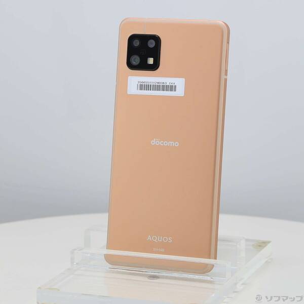 【中古】SHARP(シャープ) AQUOS sense6 64GB ライトカッパー SH-54B docomo SIMフリー 【349-ud】