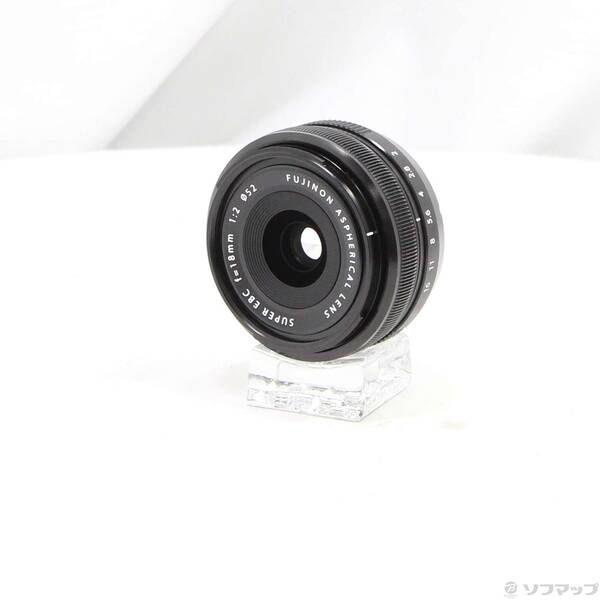 【中古】富士フイルム(FUJIFILM) XF 18粍 F2 R 黒いこと 【262-ud】