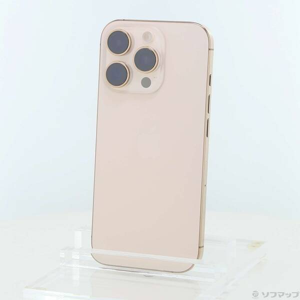 【中古】Apple(アップル) iPhone16 Pro 256GB デザートチタニウム MYN23J／A SIMフリー 【349-ud】