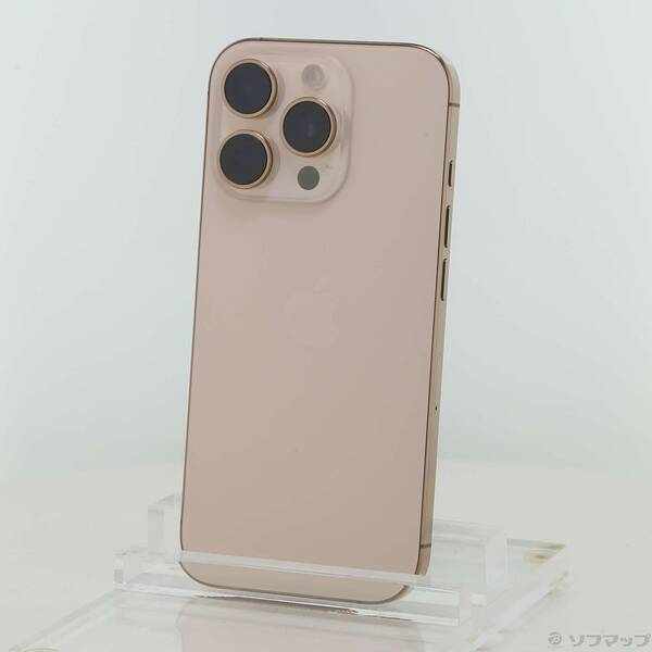 【中古】Apple(アップル) iPhone16 Pro 256GB デザートチタニウム MYN23J／A SIMフリー 【349-ud】