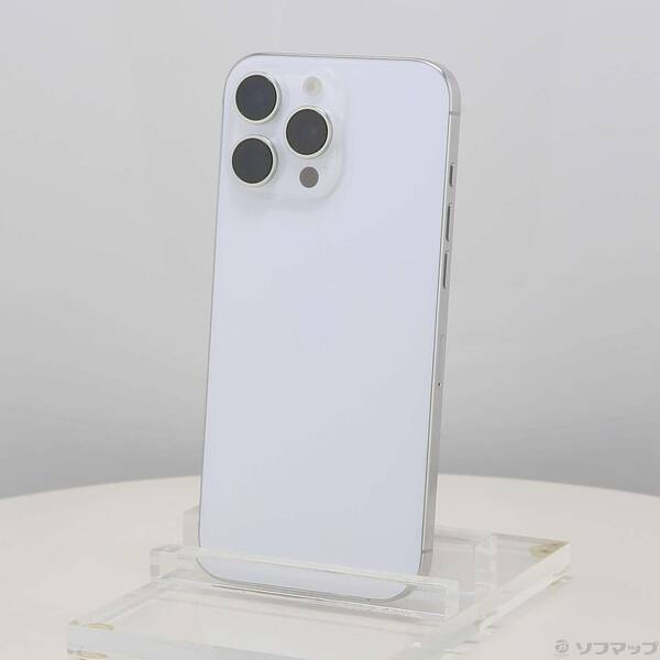 【中古】Apple(アップル) iPhone16 Pro Max 256GB ホワイトチタニウム MYWH3J/A SIMフリー 【258-ud】