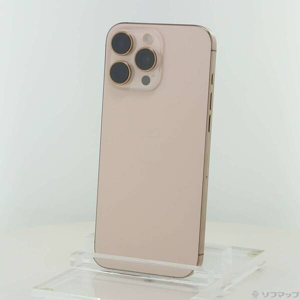 【中古】Apple(アップル) iPhone16 Pro Max 1TB デザートチタニウム MYWT3J／A SIMフリー 【377-ud】