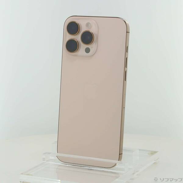 【中古】Apple(アップル) iPhone16 Pro Max 1TB デザートチタニウム MYWT3J／A SIMフリー 【377-ud】