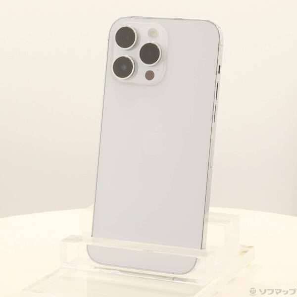 【中古】Apple(アップル) iPhone14 Pro Max 128GB しろがね色 MQ973J／A SIM無償性 【377-ud】