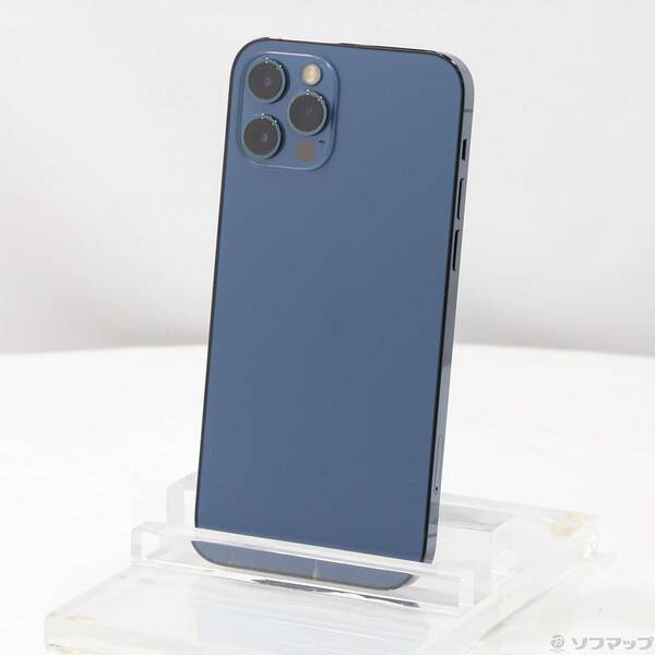 【中古】SoftBank iPhone12 Pro 128GB パシフィックブルー MGM83J/A SoftBank 【247-ud】