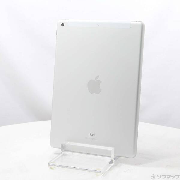 【中古】Apple(アップル) iPad 第9時人 64GB しろがね色 MK493J／A au鍵を掛ける取りけすSIM無償性 【269-ud】