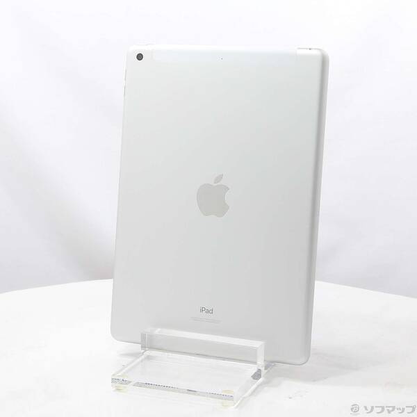 【中古】Apple(アップル) iPad 第9時人 64GB しろがね色 MK493J／A au鍵を掛ける取りけすSIM無償性 【377-ud】