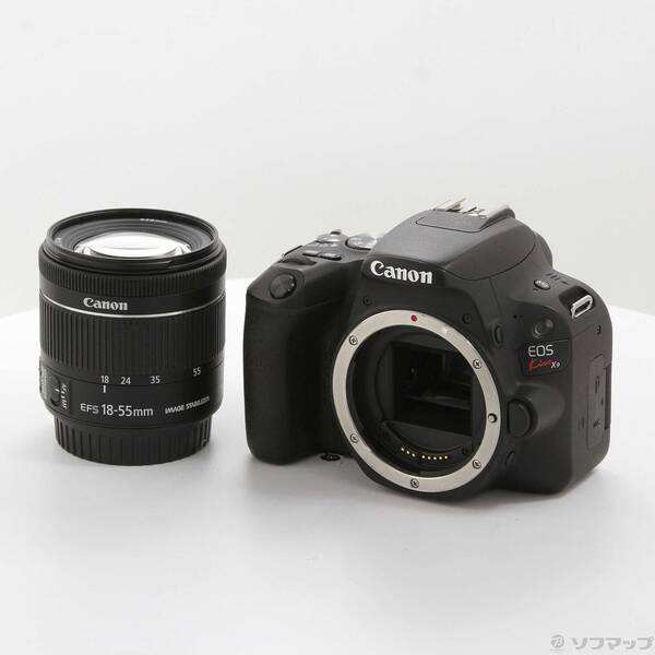 【中古】Canon(キヤノン) EOS Kiss X9 黒いこと EF-S18-55 IS STM 水晶体一揃いの道具 【196-ud】