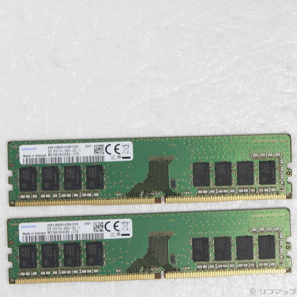 【中古】288P PC4-21300 DDR4-2666 16GB 8GB&times;2枚組 【344-ud】｜ソフマップ中古専門店