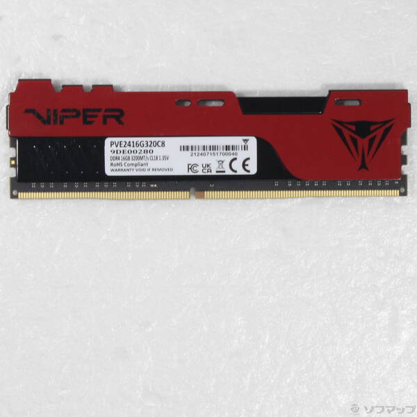 【中古】288P DDR4 16GB PC4-25600 DDR4-3200 【344-ud】 8,696円
