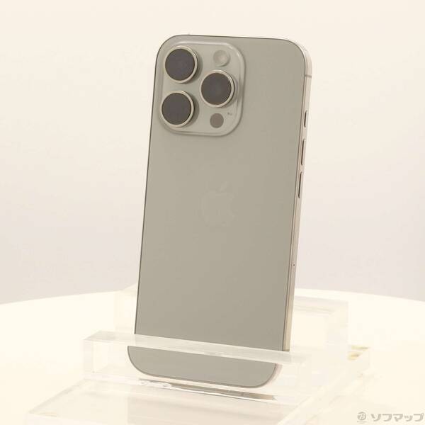 【中古】Apple(アップル) iPhone16 Pro 256GB ナチュラルチタニウム MYN33J／A SIMフリー 【196-ud】