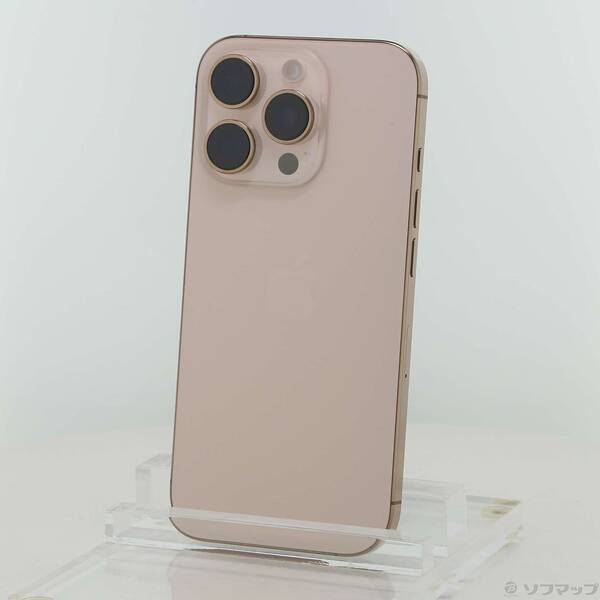 【中古】Apple(アップル) iPhone16 Pro 256GB デザートチタニウム MYN23J／A SIMフリー 【352-ud】
