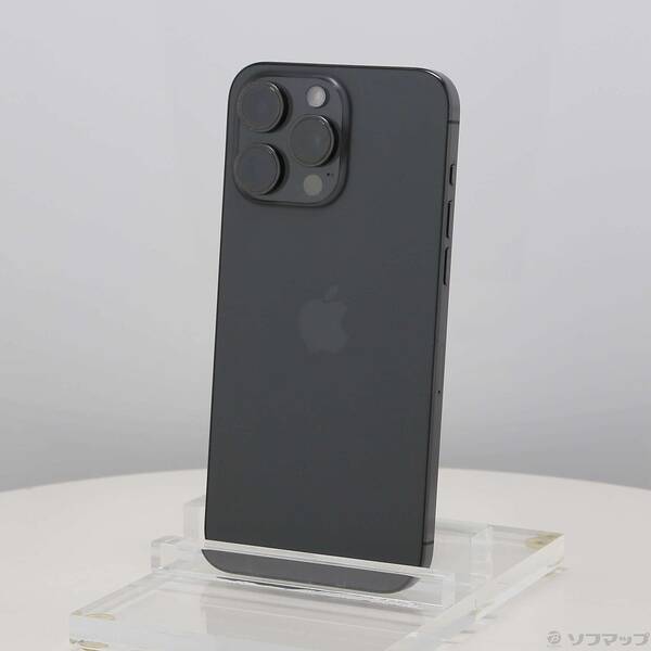 【中古】Apple(アップル) iPhone15 Pro Max 256GB ブラックチタニウム MU6P3J／A SIMフリー 【295-ud】｜ソフマップ中古専門店
