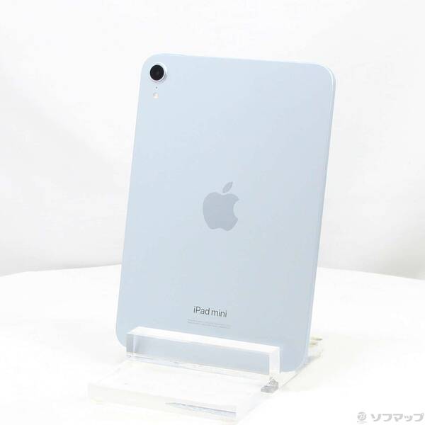 【中古】Apple(アップル) iPad mini(A17 Pro) 128GB ブルー MXN73J／A Wi-Fi 【258-ud】