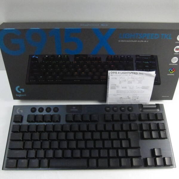 【中古】logicool(ロジクール) G915 X LIGHTSPEED TKL リニア 赤軸 ブラック G915WLX-TKL-LNBK 【262-ud】|ソフマップ中古専門店