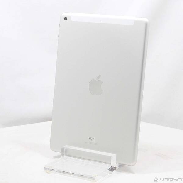 【中古】Apple(アップル) iPad 第9時人 64GB しろがね色 MK493J／A au鍵を掛ける取りけすSIM無償性 【352-ud】