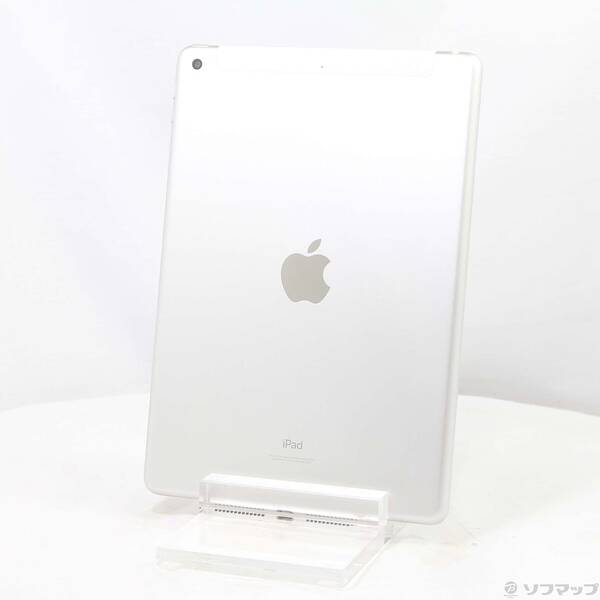 【中古】Apple(アップル) iPad 第9時人 64GB しろがね色 MK493J／A au鍵を掛ける取りけすSIM無償性 【349-ud】