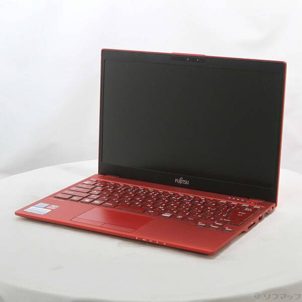 【中古】FUJITSU(富士通） LIFEBOOK UH90／C3 FMVU90C3RG ガーネットレッド 〔Windows 10〕 【262-ud】