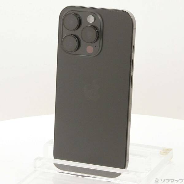 【中古】Apple(アップル) iPhone16 Pro 256GB ブラックチタニウム MYN03J／A SIMフリー 【269-ud】