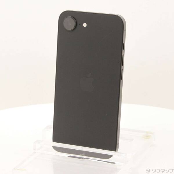 【中古】Apple(アップル) iPhone16e 128GB ブラック MD1Q4J／A SIMフリー 【258-ud】