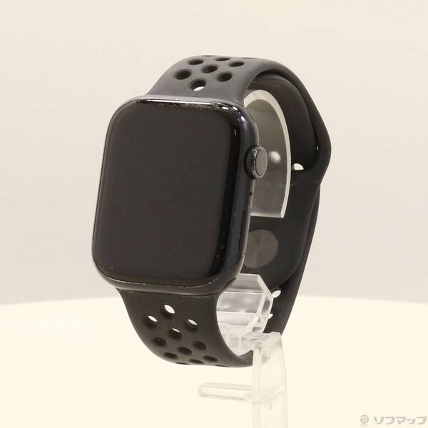 【中古】Apple(アップル) Apple Watch Series 7 Nike GPS 45mm ミッドナイトアルミニウムケース アンスラサイト／ブラックNikeスポーツバンド 【276-ud】｜ソフマップ中古専門店