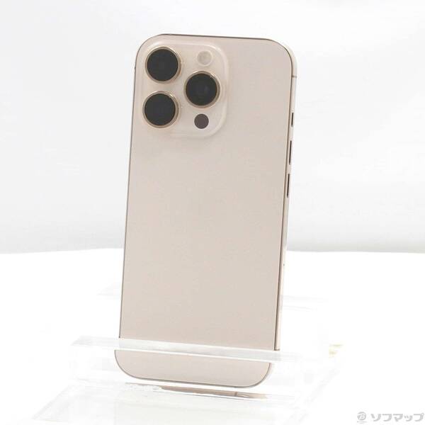 【中古】Apple(アップル) iPhone16 Pro 256GB デザートチタニウム MYN23J／A SIMフリー 【368-ud】