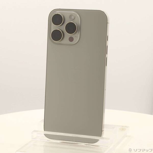 【中古】Apple(アップル) iPhone16 Pro Max 256GB ナチュラルチタニウム MYWK3J／A SIMフリー 【269-ud】