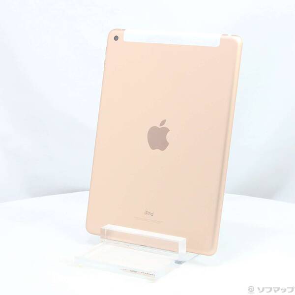 【中古】Apple(アップル) iPad 第6世代 128GB ゴールド MRM22J／A docomo 【295-ud】