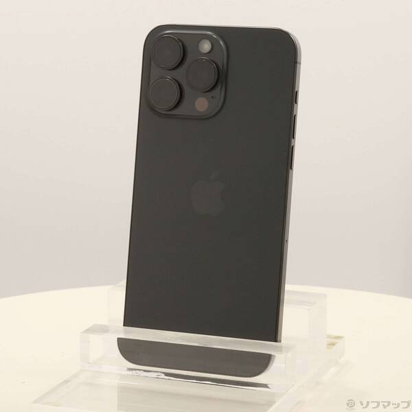 【中古】Apple(アップル) iPhone15 Pro Max 512GB ブラックチタニウム MU6U3J／A SIMフリー 【262-ud】