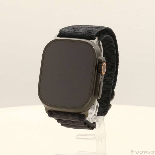 【中古】Apple(アップル) Apple Watch Ultra 3 GPS + Cellular 49mm ブラックチタニウムケース ブラックアルパインループ 【297-ud】