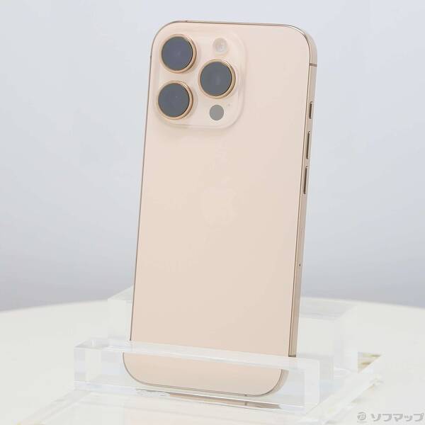 【中古】Apple(アップル) iPhone16 Pro 256GB デザートチタニウム MYN23J／A SIMフリー 【305-ud】
