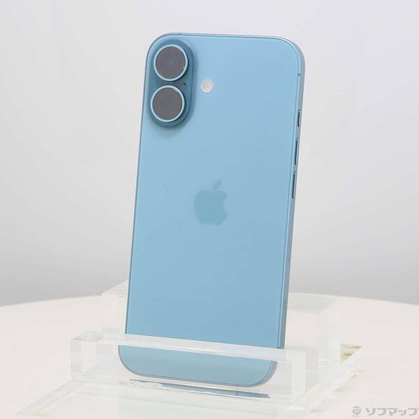 【中古】Apple(アップル) iPhone16 128GB ティール MYDV3J／A SIMフリー 【371-ud】