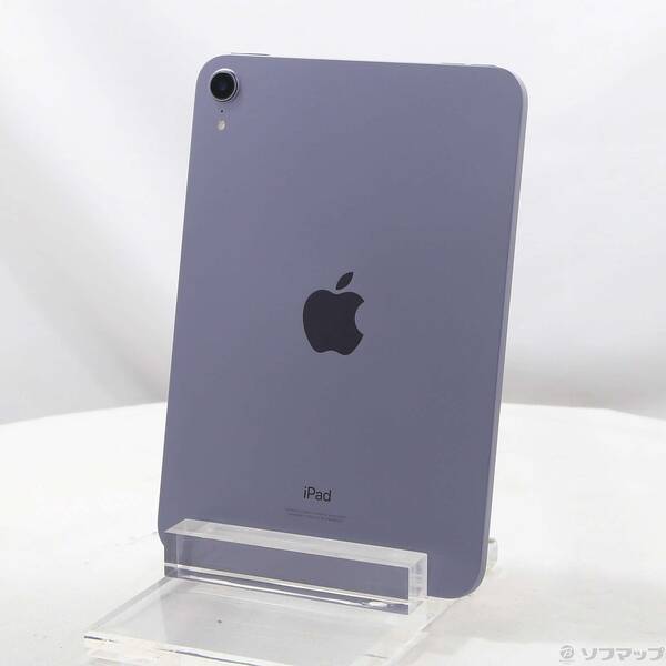【中古】Apple(アップル) iPad mini 第6世代 64GB パープル MK7R3J／A Wi-Fi 【348-ud】