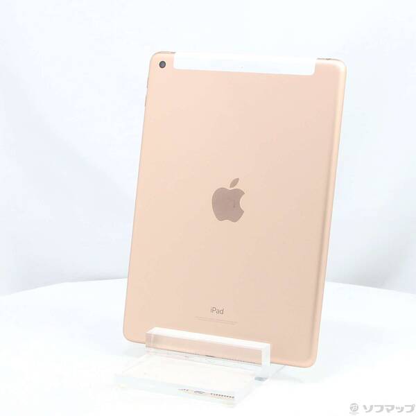 【中古】Apple(アップル) iPad 第6世代 128GB ゴールド MRM22J／A SIMフリー 【371-ud】
