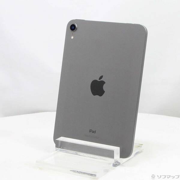【中古】Apple(アップル) iPad mini 第6世代 64GB スペースグレイ MK7M3J／A Wi-Fi 【276-ud】