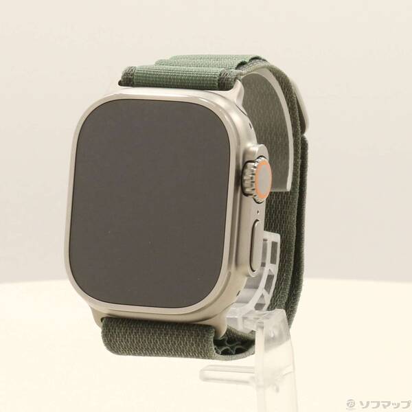 【中古】Apple(アップル) Apple Watch Ultra GPS + Cellular 49mm チタニウムケース グリーンアルパインループ 【258-ud】 40,741円