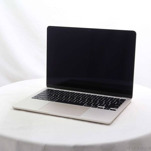 【中古】Apple(アップル) MacBook Air 13.6-inch Late-2024 MC8P4J／A Apple M3 8コアCPU_10コアGPU 24GB SSD1TB スターライト 〔macOS v26.3.2〕 【348-ud】