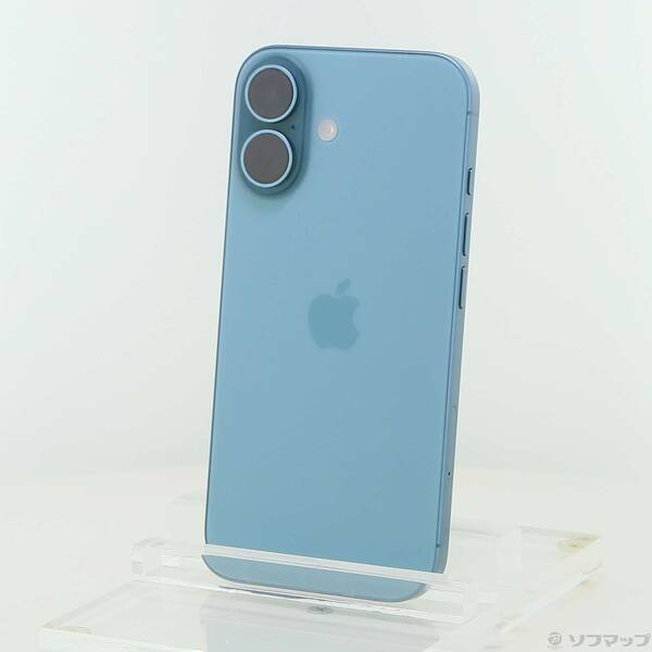 【中古】Apple(アップル) iPhone16 128GB ティール MYDV3J／A SIMフリー 【276-ud】
