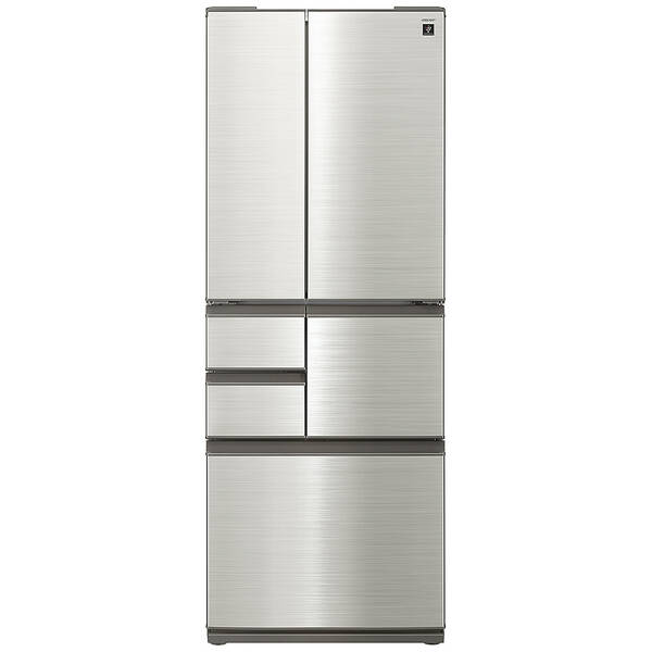 【中古】SHARP(小ざかしい) 〔見せびらかす品〕 電気冷蔵庫 ステンレス鋼しろがね色 SJ-空想科学小説50P-S ［幅68.5糎 ／502L ／6部屋の入り口 ／観音開き手合い］ 【399-ud】