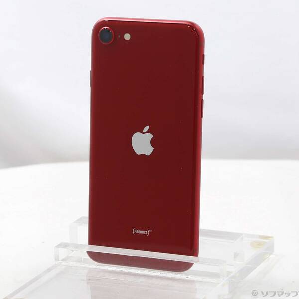 【中古】Apple(アップル) iPhone SE 第3世代 128GB プロダクトレッド MMYH3J／A SIMフリー 【368-ud】