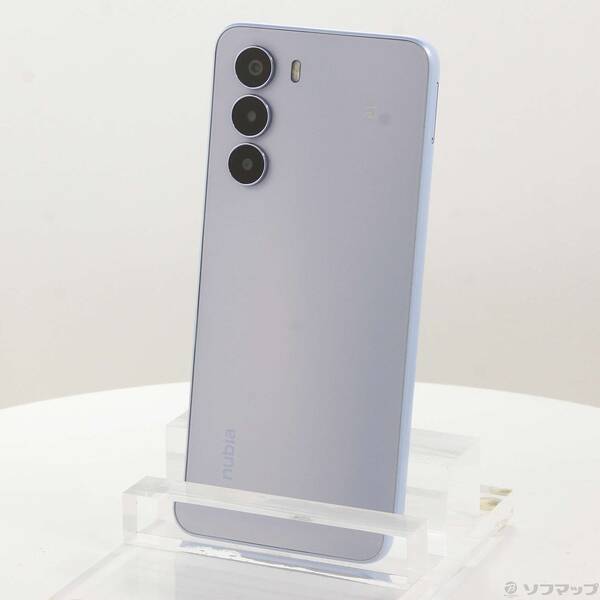 【中古】ZTE nubia S 5G 128GB ライトパープル A403ZT Y!mobile SIM無償性 【368-ud】