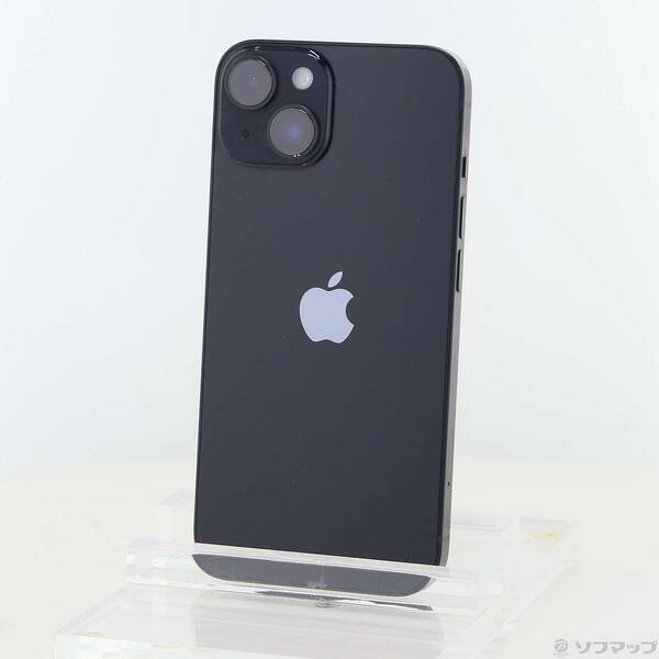 【中古】Apple(アップル) iPhone14 128GB ミッドナイト MPUD3J／A SIMフリー 【368-ud】